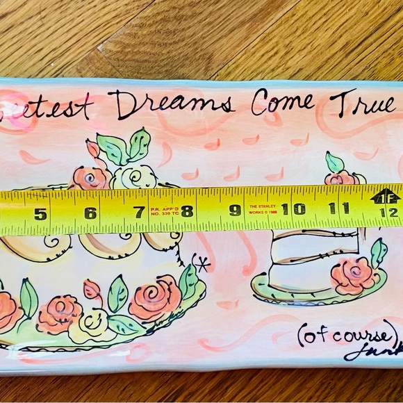 Julia Junkin Birthday/Wedding Cake Rectangular Serving Tray - Picture 5 of 6